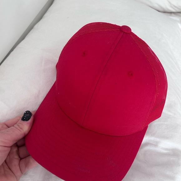Red Baseball Cap - Picture 3 of 8